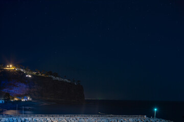 Night view of Santiago Beach in La Gomera © Miguel Diaz Ojeda