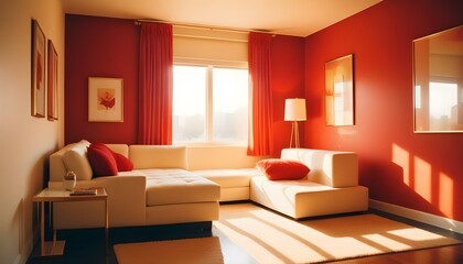 Photo interior modern design room 3d illustration