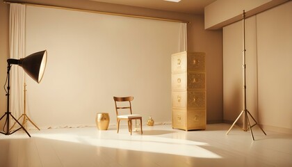 Photo interior modern design room 3d illustration
