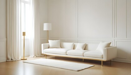 Photo interior modern design room 3d illustration