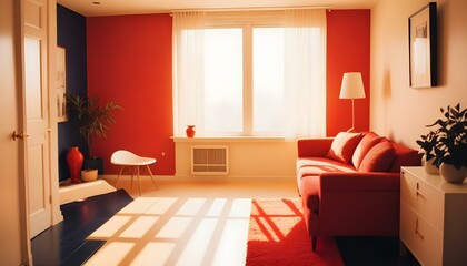 Photo interior modern design room 3d illustration