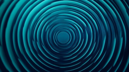 Obraz premium A blue and green spiral with a hole in the middle. The spiral is very large and the hole is very small