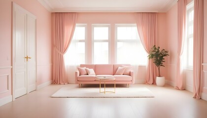 Photo interior modern design room 3d illustration