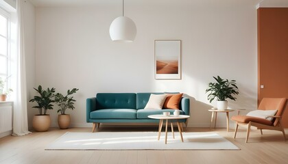 Photo interior modern design room 3d illustration