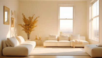 Photo interior modern design room 3d illustration