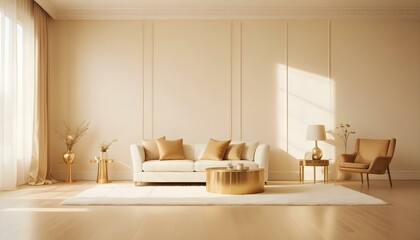 Photo interior modern design room 3d illustration