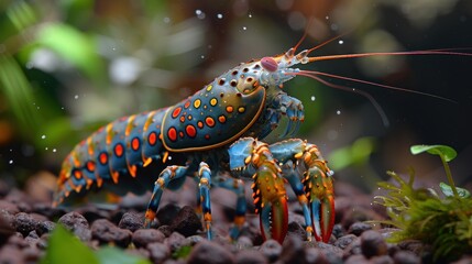 Peacock, harlequin, painted or clown mantis shrimp
