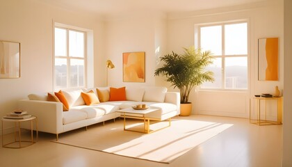 Photo interior modern design room 3d illustration