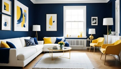 Photo interior modern design room 3d illustration