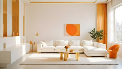 Photo interior modern design room 3d illustration