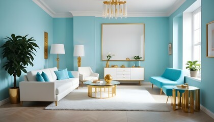 Photo interior modern design room 3d illustration