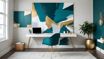 Photo interior modern design room 3d illustration