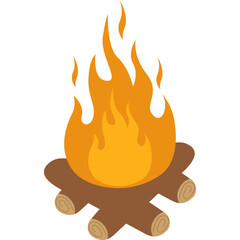 Bonfire Illustration