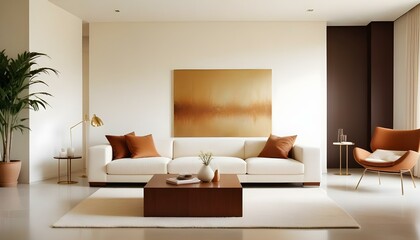 Fototapeta premium Photo interior modern design room 3d illustration