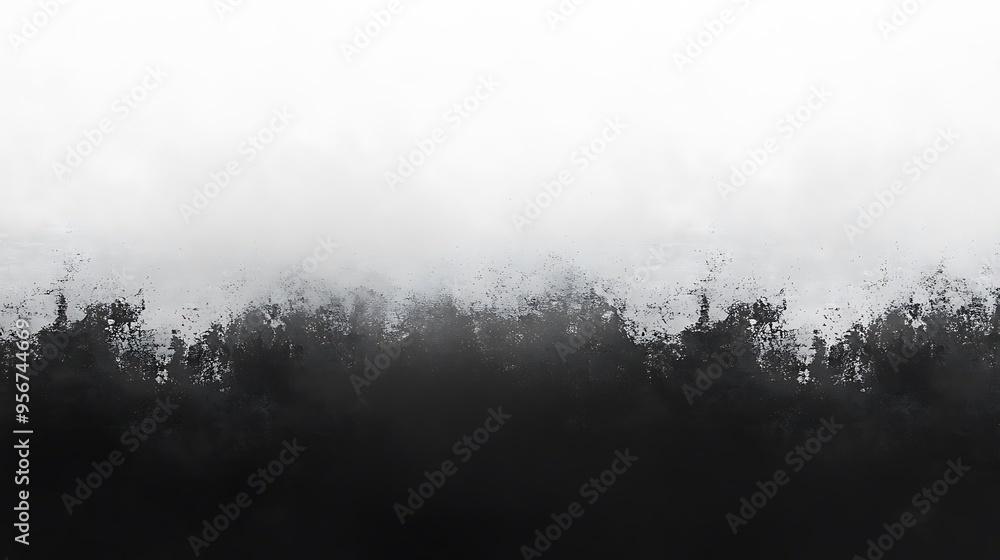 Poster abstract black and white texture creating a mystical atmosphere of contrast and depth