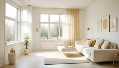 Photo interior modern design room 3d illustration