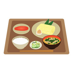 だし巻き玉子朝定食