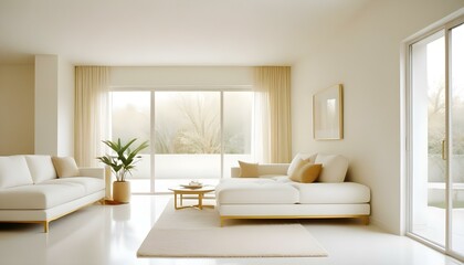 Fototapeta premium Photo interior modern design room 3d illustration