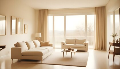 Fototapeta premium Photo interior modern design room 3d illustration