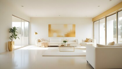 Fototapeta premium Photo interior modern design room 3d illustration