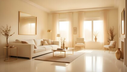 Photo interior modern design room 3d illustration