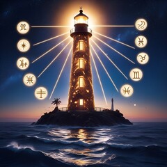 The Celestial Zodiac Lighthouse Guiding the Stars