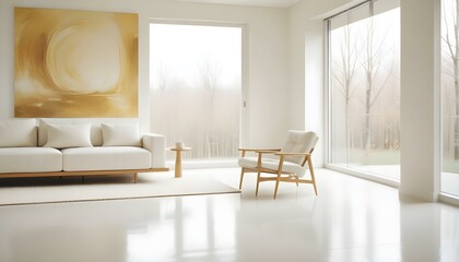 Fototapeta premium Photo interior modern design room 3d illustration