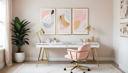 Photo interior modern design room 3d illustration