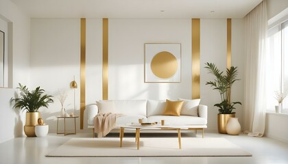 Photo interior modern design room 3d illustration