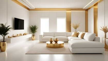 Photo interior modern design room 3d illustration