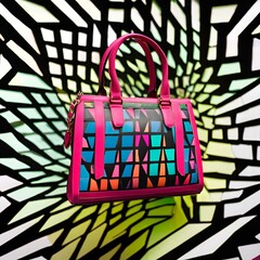 The handbag is beautiful, cute, has a beautiful shape, and a beautiful design.