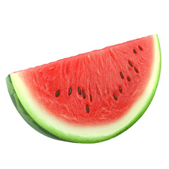 a slice of watermelon with seeds