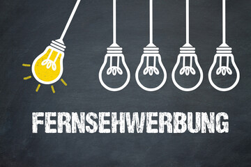 Fototapeta premium Fernsehwerbung 