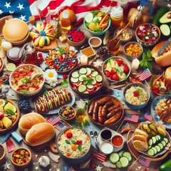 121 41 Independence Day Cultural Potluck A potluck gathering whe