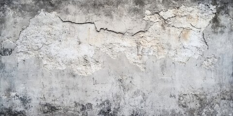 Grunge concrete wall texture featuring cracks, stains, and a rough industrial aesthetic