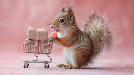 Squirrel shopping, Black Friday
