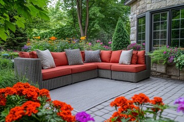 Obraz premium Modern interior design in transitional style, Ai generated