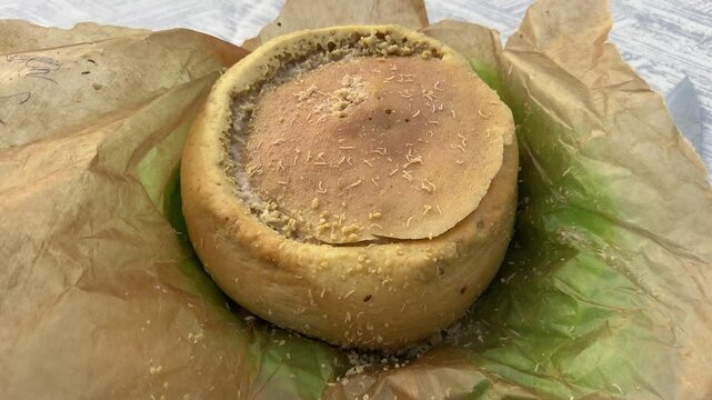 cheese with worms or casu martzu, typical Sardinian cheese