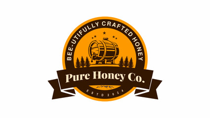 Pure Honey Co. logo.