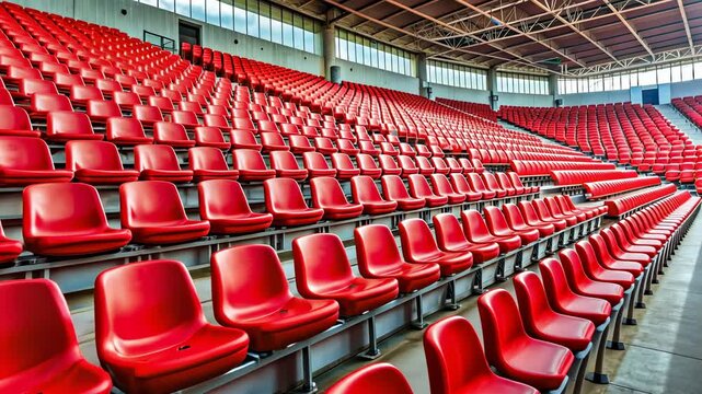 Empty Stadium Seats.
