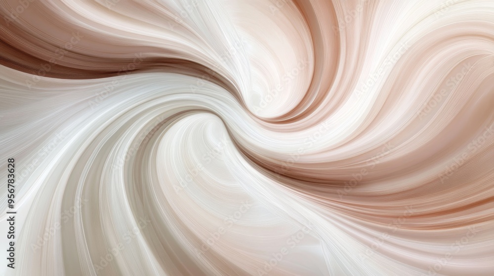 Poster a swirling abstract design featuring soft, blended colors creating a sense of movement and fluidity.