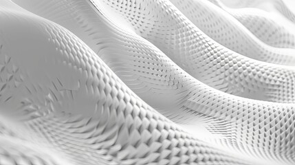 Abstract Wavy Pattern with Geometric Grid Texture