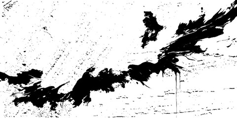 Black and White Grunge Texture with Dust and Grain Noise Particles. Vector art