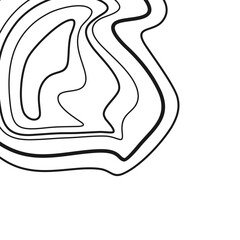 Topography Line Corner