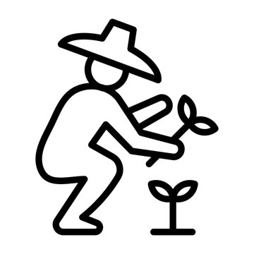 recommend clip art: Farmer Icon