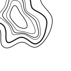 Topography Line Corner