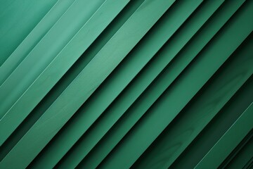 Obraz premium Abstract Diagonal Green Striped Pattern