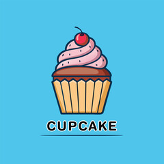 Delicious Cupcake Design with Frosting
