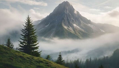landscape with clouds