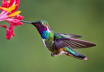 Fototapeta premium hummingbird on a flower